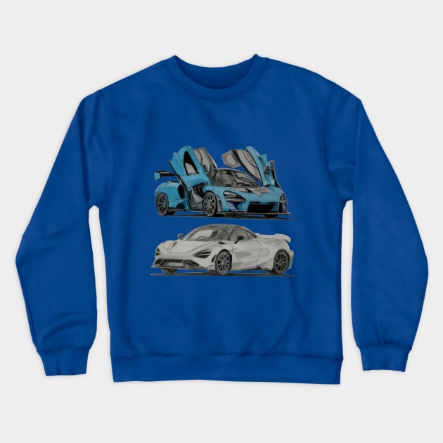 Car Crewneck Sweatshirt by An.D.L.